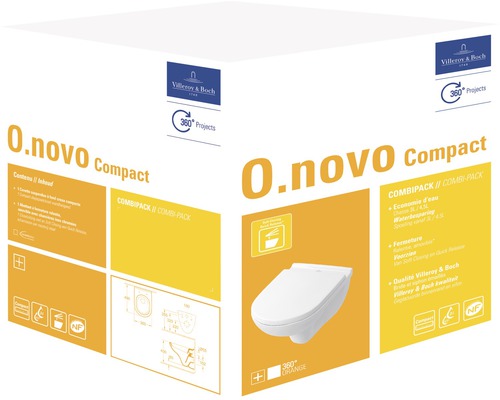 Villeroy & Boch O.novo Compact wandclosetset verpakking