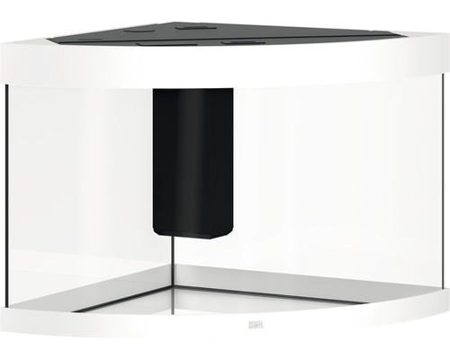 Hoekaquarium met filtersysteem