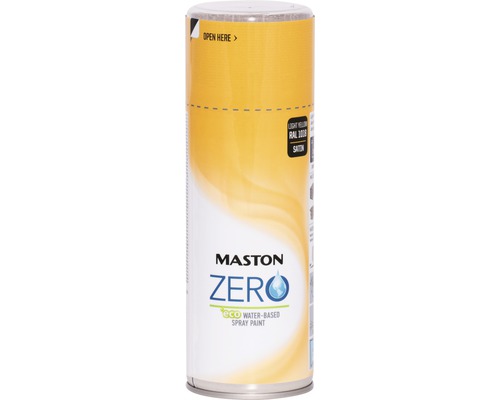 MASTON Zero spuitlak zijdeglans RAL 1018 lichtgeel 400 ml