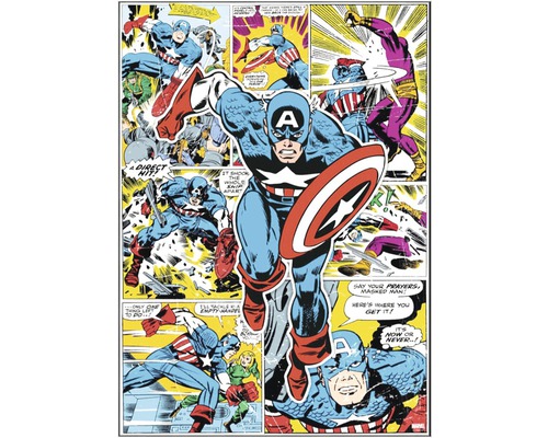 MARVEL Schilderij canvas Captain America Hero 50x70 cm