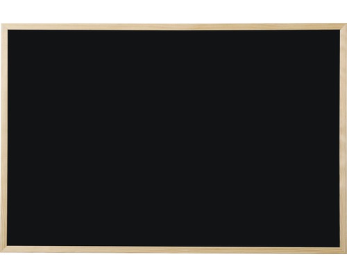 Zwart schoolbord met houten frame