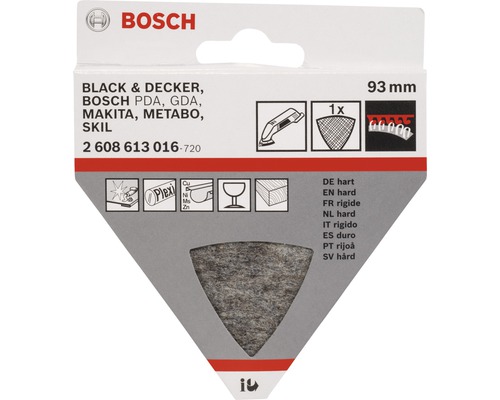Bosch schuurpapier set met een schuurpapier