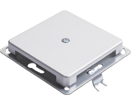 Vierkante inbouwdoos van metaal met schroef