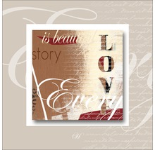 Decoratieve wanddecoratie met de tekst ''Liefde''