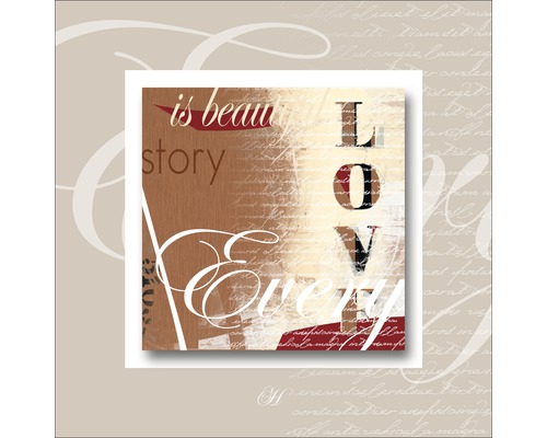 Decoratieve wanddecoratie met de tekst ''Liefde''