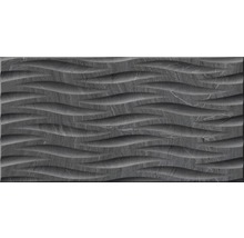 Decoratietegel Varana donkergrijs 45x90 cm