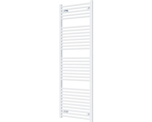 Witte badkamerradiator met spijlen