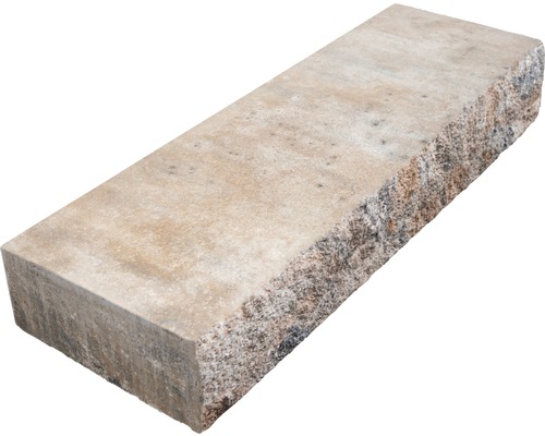 DIEPHAUS Traptrede iStep Passion schelpkalk 100x34,5x15 cm Straatsteen van steen