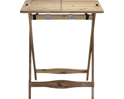 Houten bijzettafel met inklapfunctie