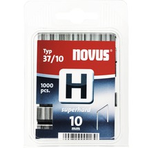 Novus nietjes type 37/10, 1000 stuks, superhard