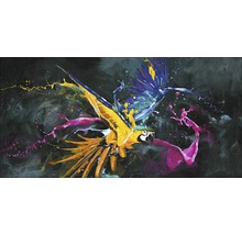 Schilderij met papegaaienmotief
