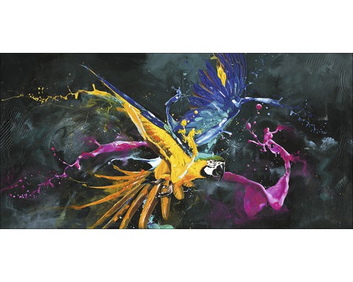 Schilderij met papegaaienmotief
