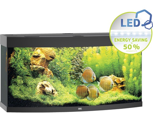 JUWEL Aquarium Vision LED zwart 260 L, 121x46x64 cm