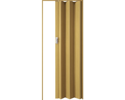 Houten vouwdeur met handgreep