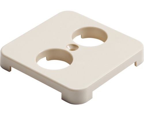 Kunststof afdekplaat met twee openingen