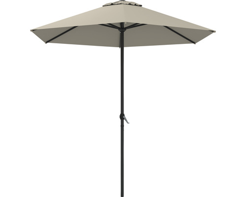 SOLUNA Parasol Lille met handslinger ecru Ø 250 cm SOLUNA Parasol Lille met handslinger ecru Ø 250 cm
