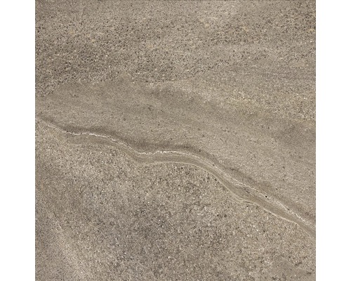 Wand- en vloertegel Random brown 59,8x59,8 cm gerectificeerd Tegelvoorbeeld met steendesign