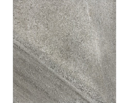 Wand- en vloertegel Random dark grey 59,8x59,8 cm gerectificeerd