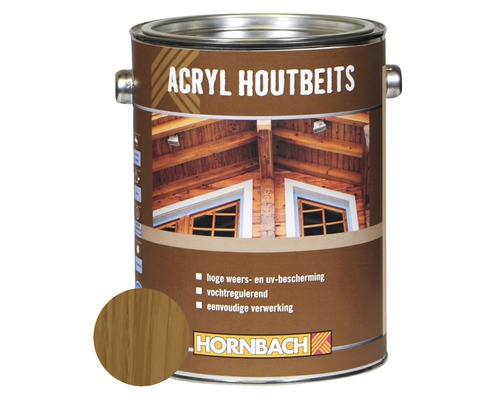 HORNBACH Acryl houtbeits eikenoptiek 2,5 l