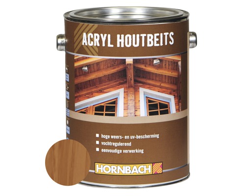 HORNBACH Acryl houtbeits mahonieoptiek 2,5 l