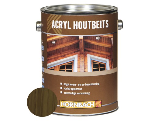 HORNBACH Acryl houtbeits notenoptiek 2,5 l