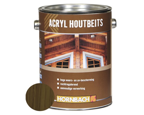 HORNBACH Acryl houtbeits notenoptiek 2,5 l HORNBACH Acryl houtbeits notenoptiek 2,5 l