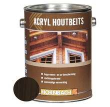 Acryl houtbeits in metalen emmer