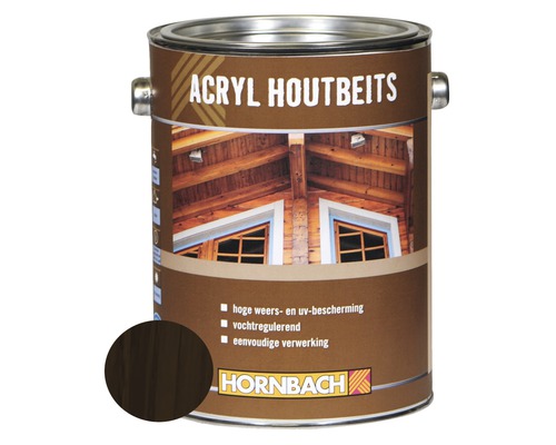 HORNBACH Acryl houtbeits palissanderoptiek 2,5 l
