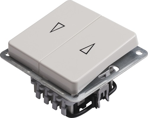 Dubbele tuimelschakelaar met pijlsymbolen voor elektrische installaties