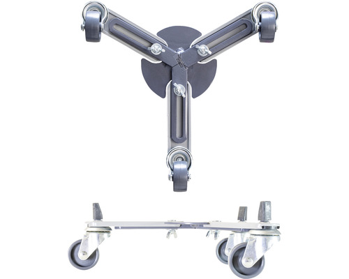 Tafelonderstel met wielen voor flexibele positionering