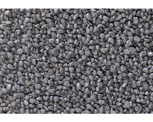 Close-up van grijze sierkiezel voor de tuin