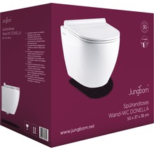 JUNGBORN Spoelrandloos toilet Donella incl. softclose wc-bril met quick-release-thumb-5
