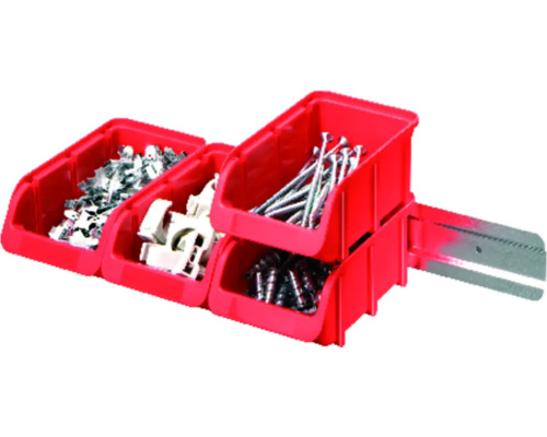 Opbergdozen met schroeven en kleine onderdelen voor opslag