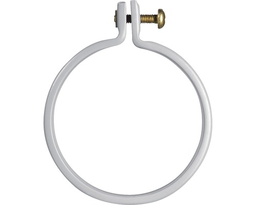 Witte borduurring met schroef