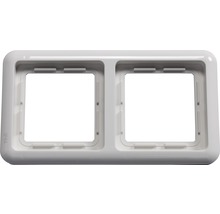 Dubbel frame voor schakelaars en stopcontacten met beschermingsklasse IP44