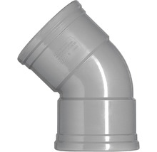 MARTENS Bocht 45° dikwandig PVC, 2x manchet, Ø 125 mm