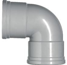 MARTENS Bocht 87° dikwandig PVC, 2x manchet, Ø 125 mm