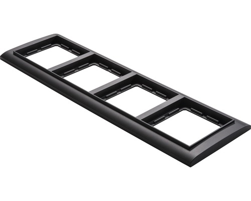 Vierdubbel frame voor schakelaars en stopcontacten