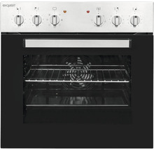 Exquisit elektrische inbouwoven met bedieningsknoppen en ovenruimte