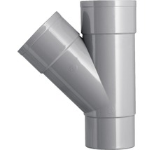 Grijs afvoerstuk voor sanitaire installaties
