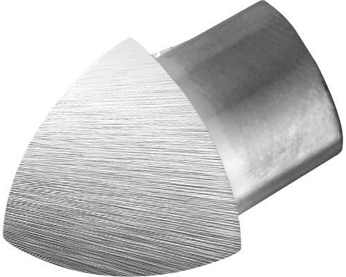 DURAL Hoekstuk 100 buitenhoek voor kwartrond-profiel Durondell zilver