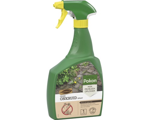 Pokon onkruidspray in een fles van één liter