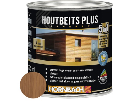 HORNBACH Hybride houtbeits teak 375 ml