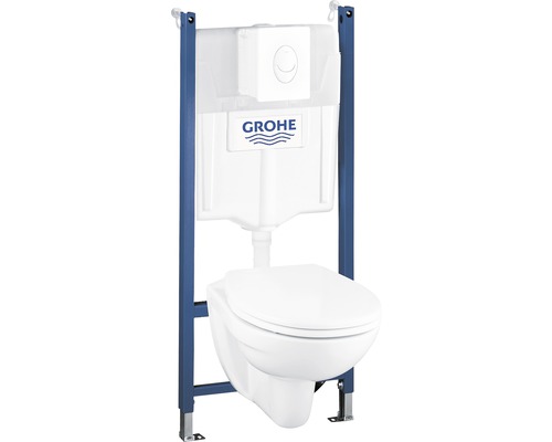 GROHE Wand-WC pack met inbouwreservoir Solido en Wand-WC Lecico GROHE Wand-WC pack met inbouwreservoir Solido en Wand-WC Lecico