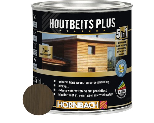 HORNBACH Hybride houtbeits noten 375 ml