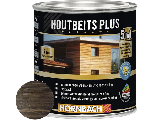 HORNBACH Hybride houtbeits ebben 375 ml