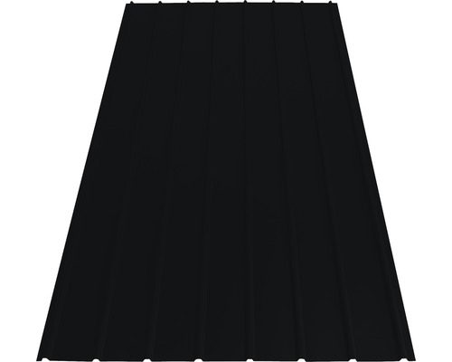 PRECIT H12 trapezium profielplaat RAL 9005 zwart 1500 x 1142 x 0,5 mm