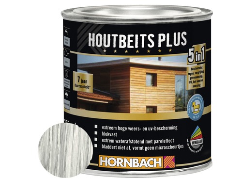 HORNBACH Hybride houtbeits wit 375 ml