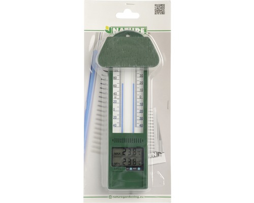Nature digitale maximum-minimumthermometer in verpakking