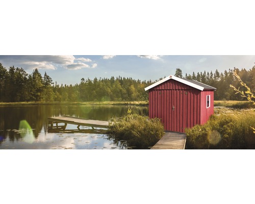 WEKA Tuinhuis Zweden, rood, 240 x 246 cm